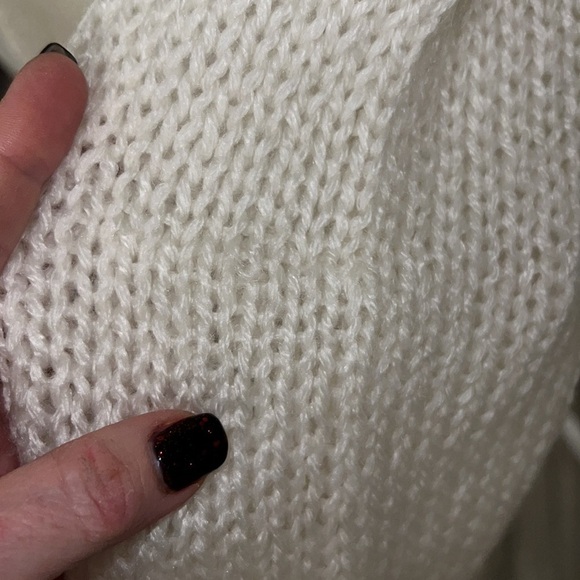 Lady Van Heusen Chunky Bobble Stitch Embroidered Floral Cottagecore Sweater VTG - Picture 4 of 17